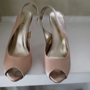 Champagne Prom or Wedding Shoe